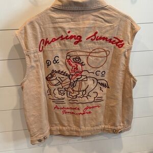 Rodeo Quincy Sleeveless Denim Vest